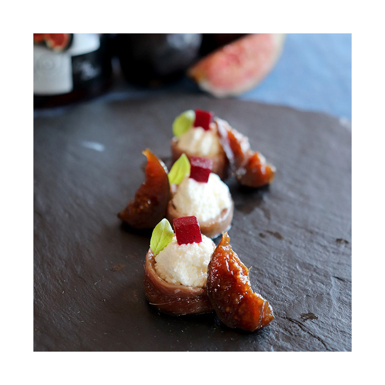 Figues confitades al marc de cava