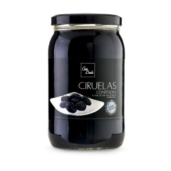 Ciruelas confitadas al marc de cava