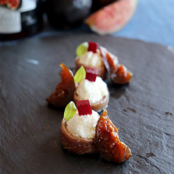 Figues confitades al marc de cava
