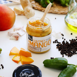 Chutney de mango y pimiento verde