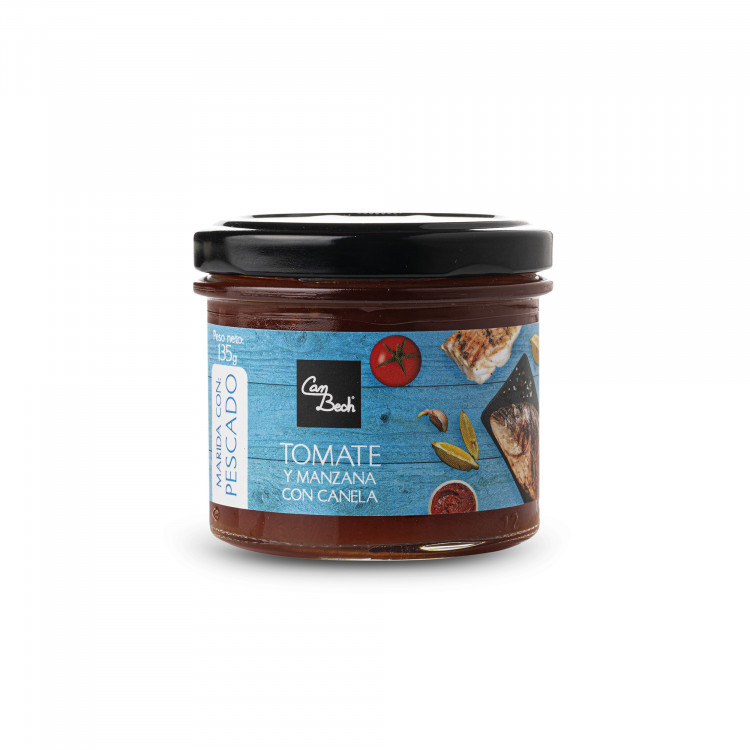 Tomate y manzana con canela