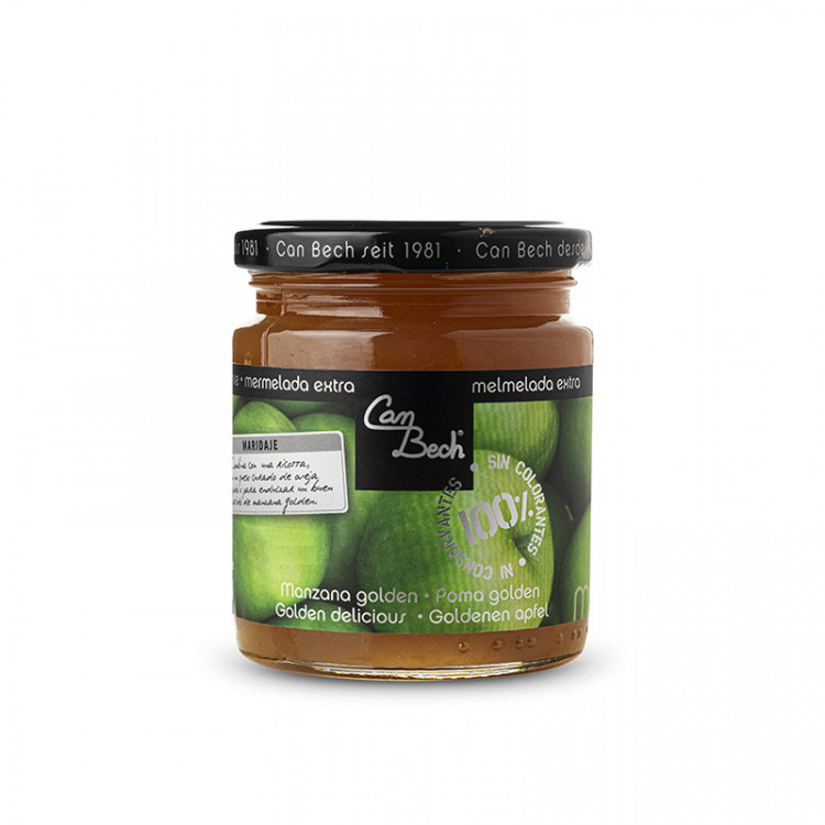 Mermelada extra de manzana Golden con canela