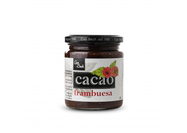 Confitura de gerds i poma amb cacau