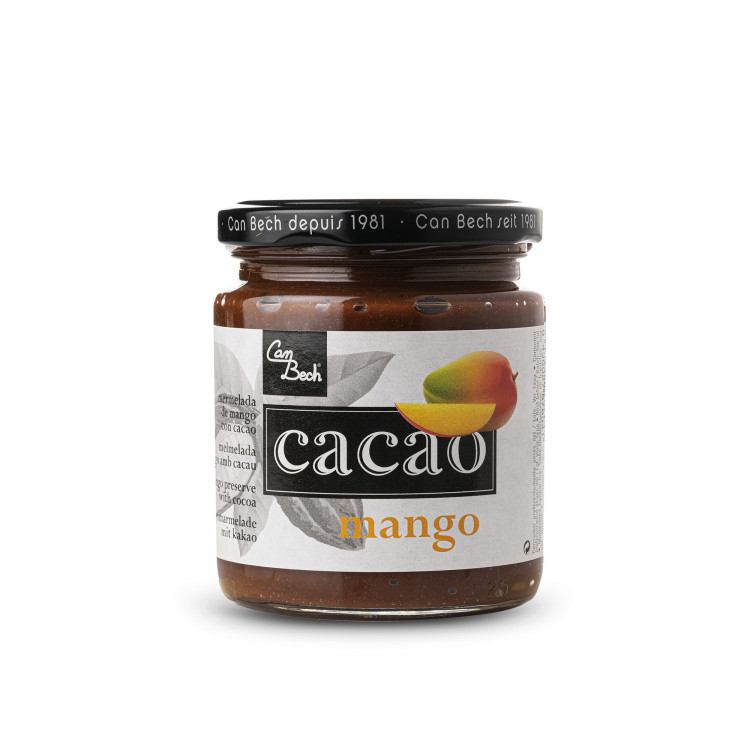 Mermelada de mango con cacao
