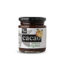 Mermelada extra de pera y cacao con jengibre