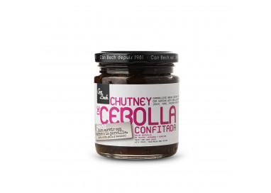 Chutney de cebolla confitado al vino blanco