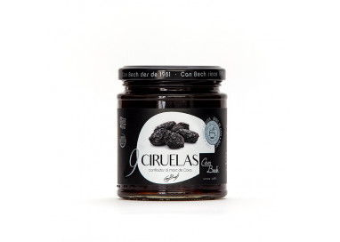Prunes confitades al marc de cava