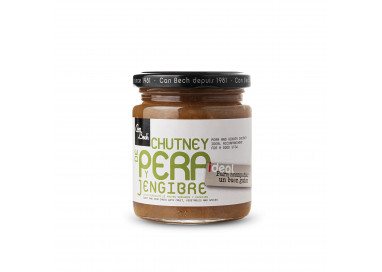 Chutney de pera con jengibre